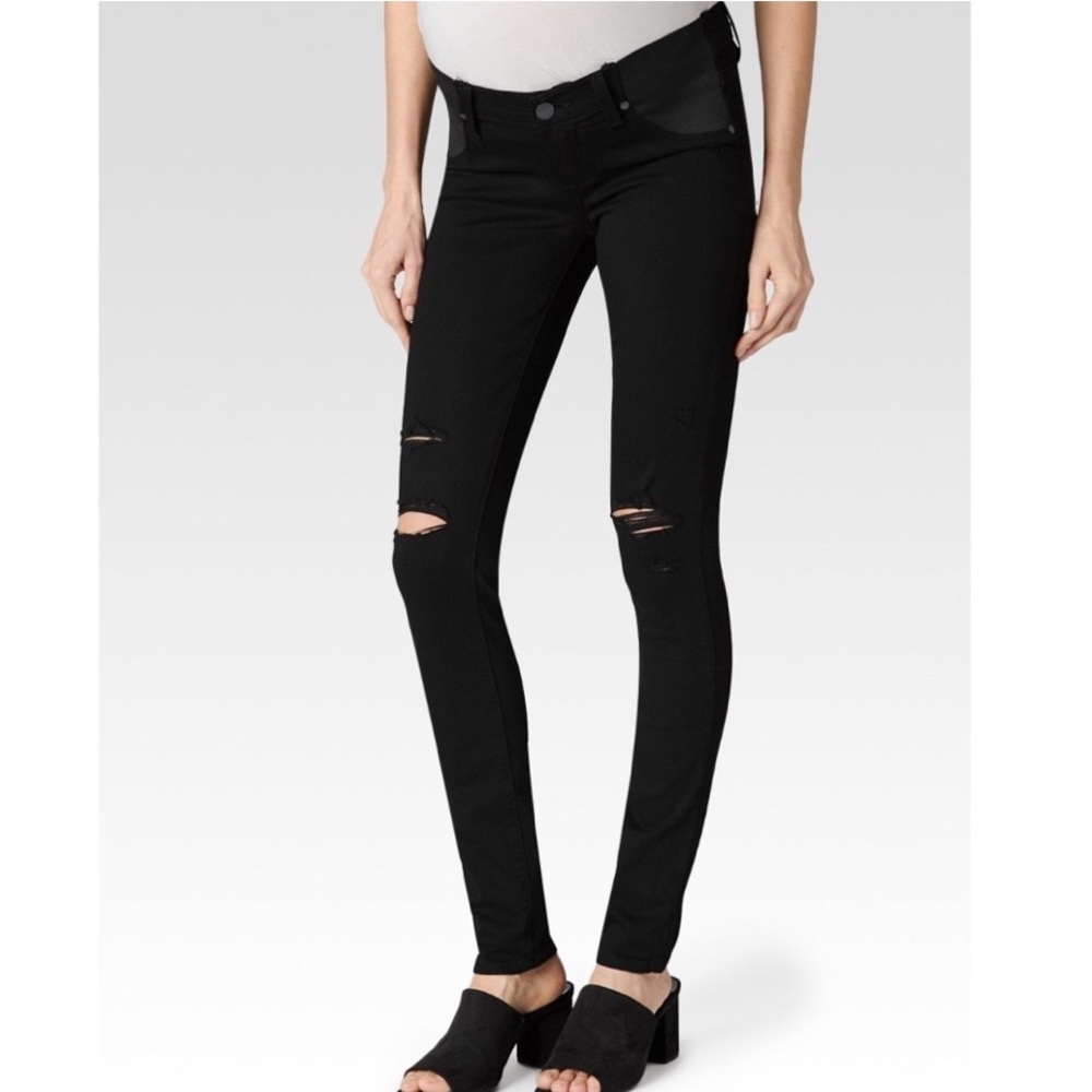 Paige Verdugo Maternity - Black Shadow Destructed